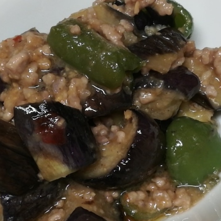 我が家の麻婆茄子(味噌味)